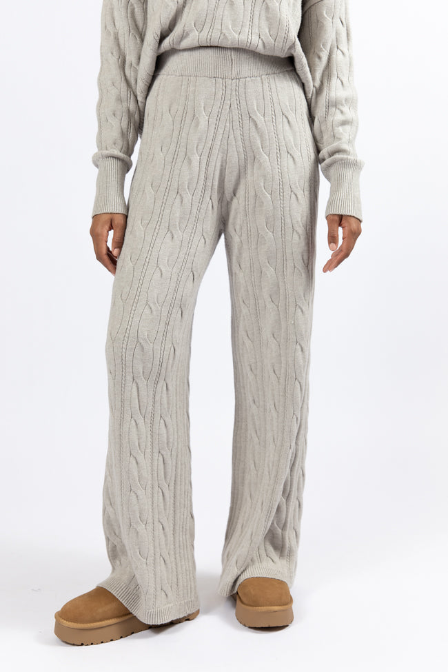 Forever Winter Cable Knit Lounge Pants DOORBUSTER