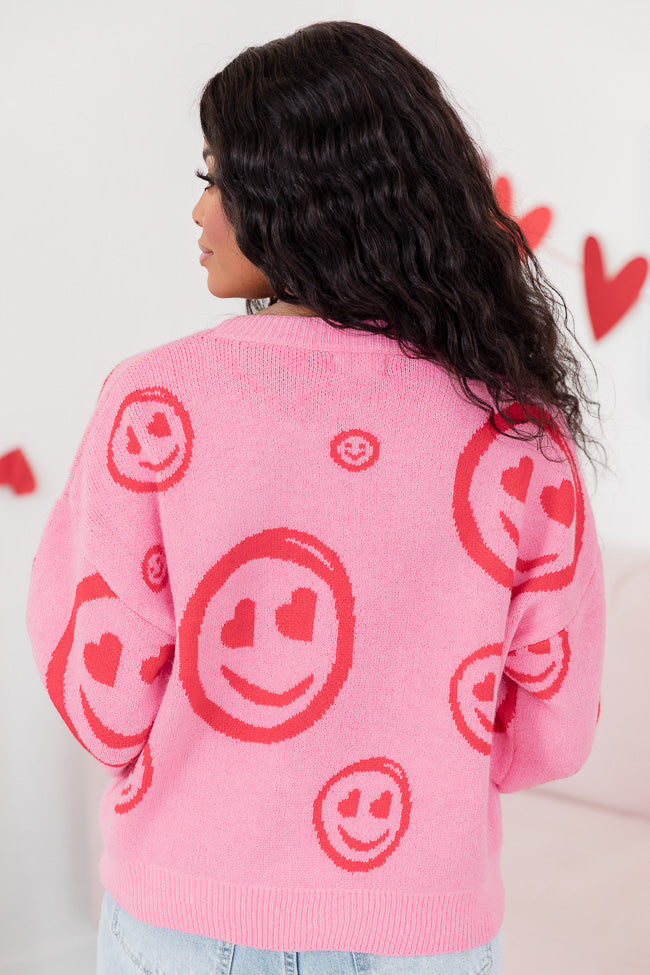 You're Still The One Pink Heart Sweater FINAL SALE – Pink Lily