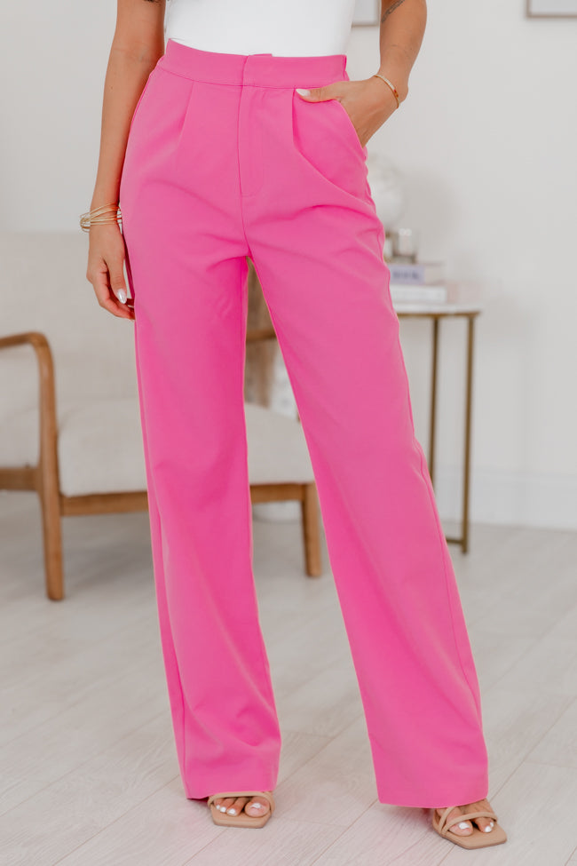Hot Pink Pants Co-ord Set: Shirt + Pants (2-piece) – KrynandMoey