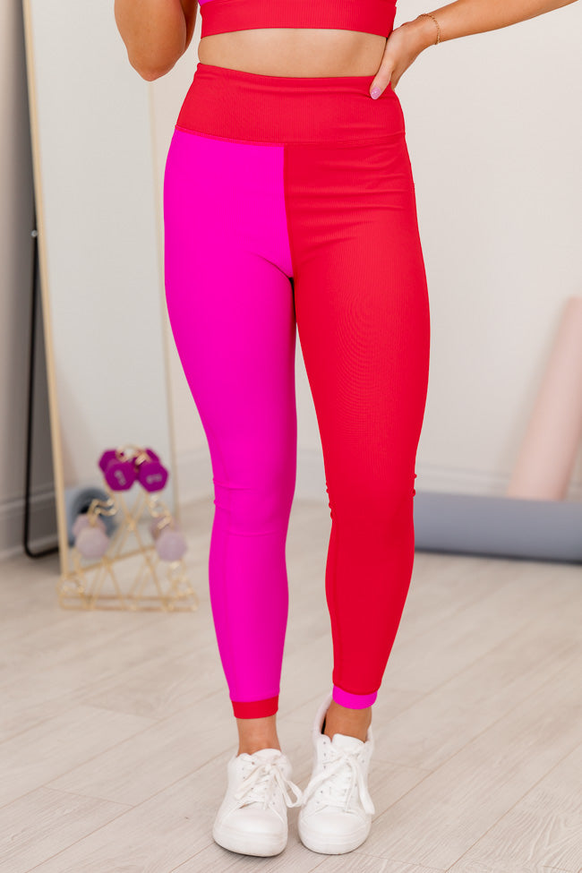 Running To You Colorblock Ribbed Leggings FINAL SALE
