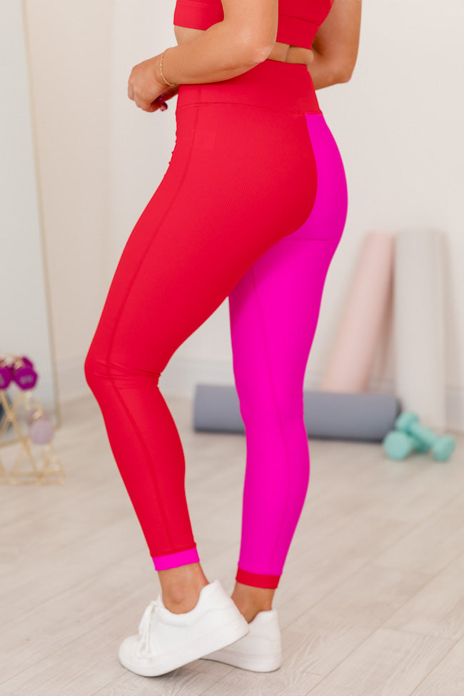 Running To You Colorblock Ribbed Leggings FINAL SALE