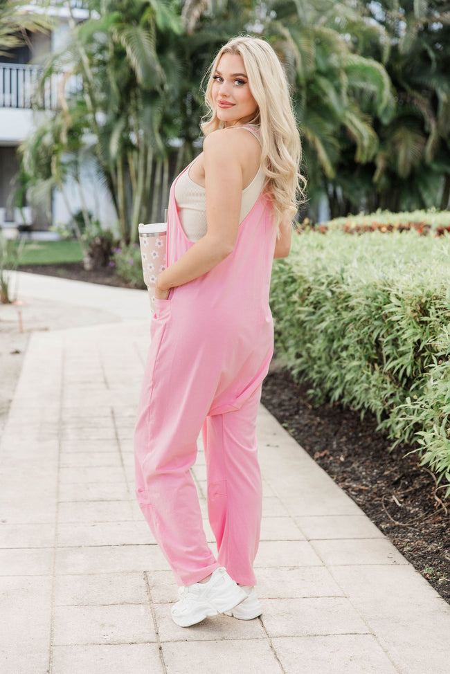 Day In The Life Bubblegum Pink Jumpsuit