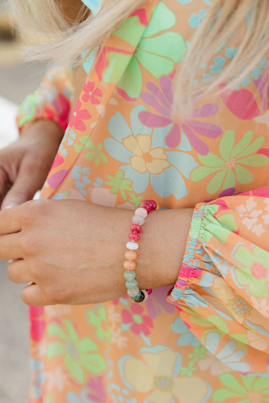 Rainbow Beaded Bracelet FINAL SALE