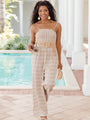 Crowd Pleaser Southwestern Printed Smocked Jumpsuit FINAL SALE