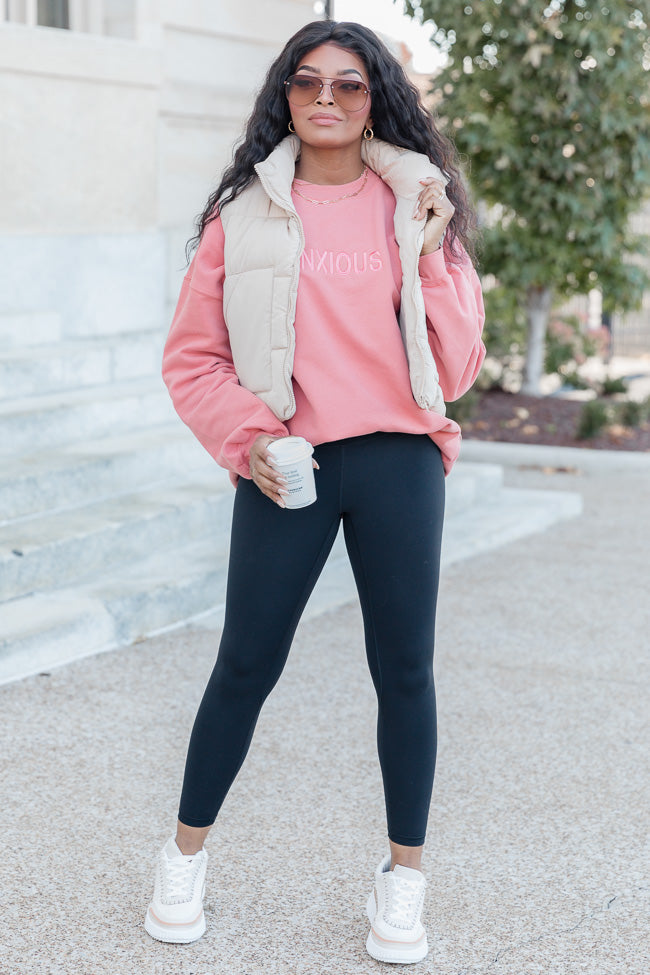 Oversized sweatshirt with store leggings