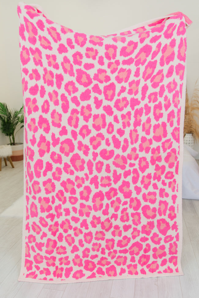 Make Me Believe In Pink Spotted Sweetheart Blanket