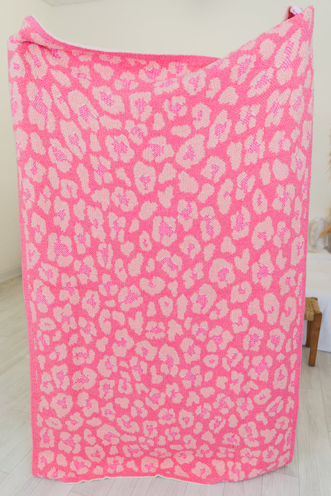 Make Me Believe In Pink Spotted Sweetheart Blanket