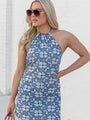 Happiest Here Crochet Halter Neck Dress FINAL SALE