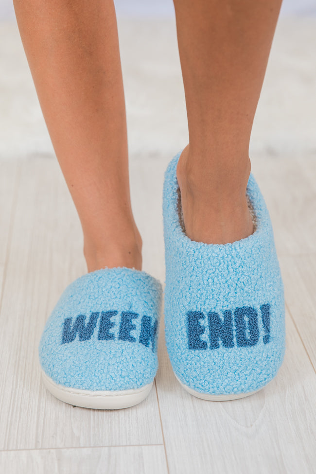 Blue Weekend! Slippers