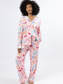 On A Cloud Multi Colored Bows Plush Knit Pajama Set DOORBUSTER- Coming Soon