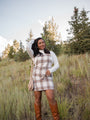 Over It Plaid Overall Mini Dress FINAL SALE