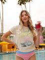 Island Time Ivory Comfort Color Graphic Tee