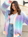 Authentic Affection Multi Striped Cardigan