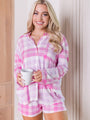 Good To Get Away In Plaid Perfection Plaid Bamboo Pajama Set