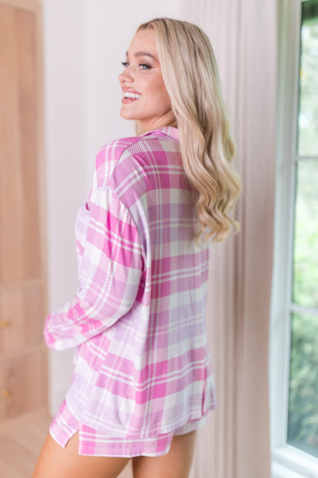 Good To Get Away In Plaid Perfection Plaid Bamboo Pajama Set
