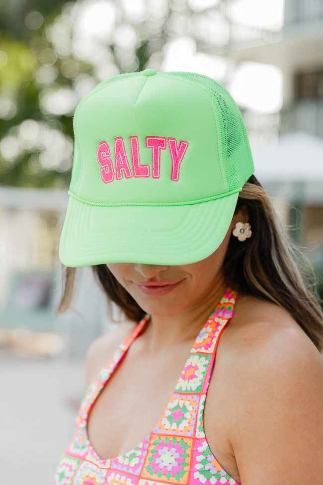Salty Lime Green Trucker Hat