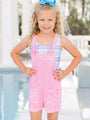 Kid's Remember This Feeling Pink Terry Romper Tori X Pink Lily