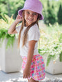 Kid's Purple Terry Bucket Hat