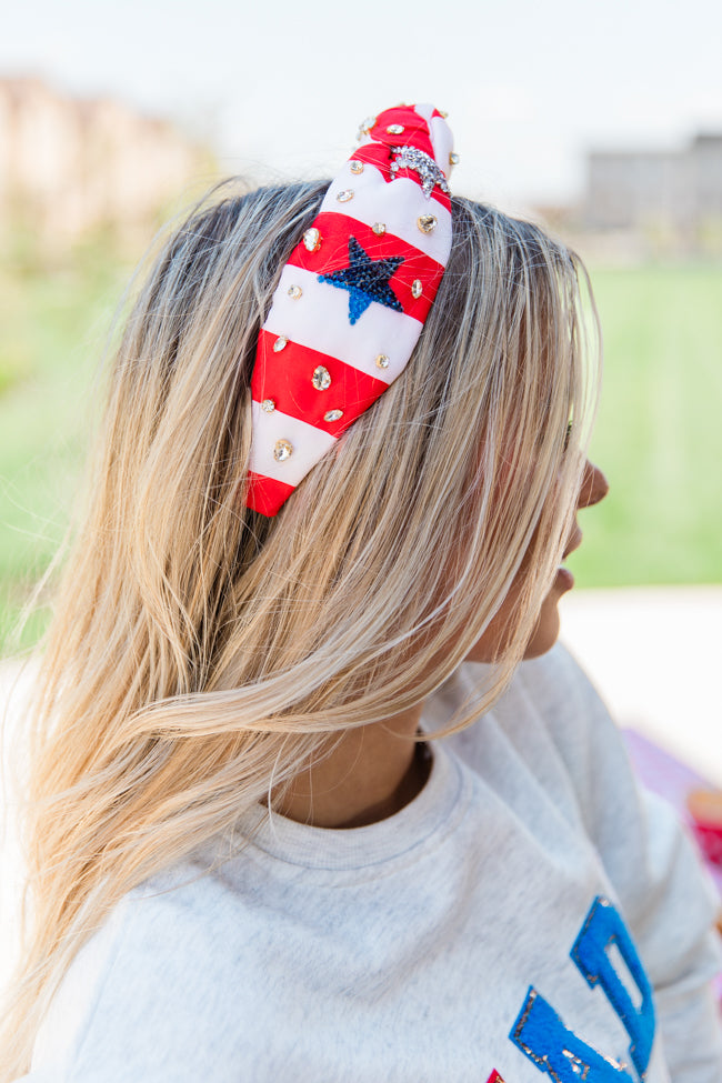 Striped Patriotic Headband