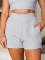 Essential Ease Grey Waffle Knit Pull On Shorts