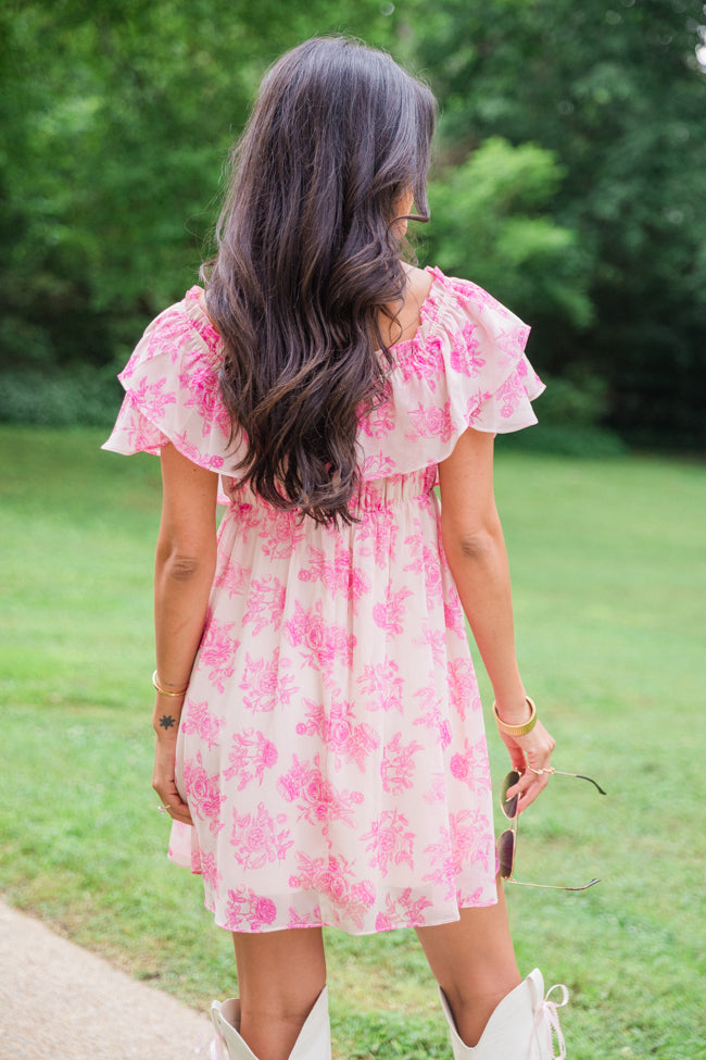 Just A Memory In Floral Fantasy Mini Dress