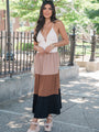 Making A Comeback Neutral Multi Tiered Maxi Dress FINAL SALE