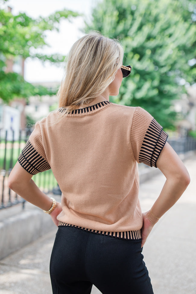 Black and tan sweater shop