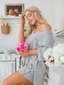 Love Me So Heather Grey Ribbed Knit Set