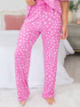 Under The Stars Pink Tonal Stars Bamboo Pajama Pants