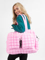 Quilted Light Pink Weekender DOORBUSTER