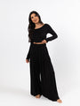 Upgrade You Casual Two Piece Long Sleeve Black Set FINAL SALE