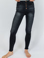 Chelsie Black Skinny Tall Jeans