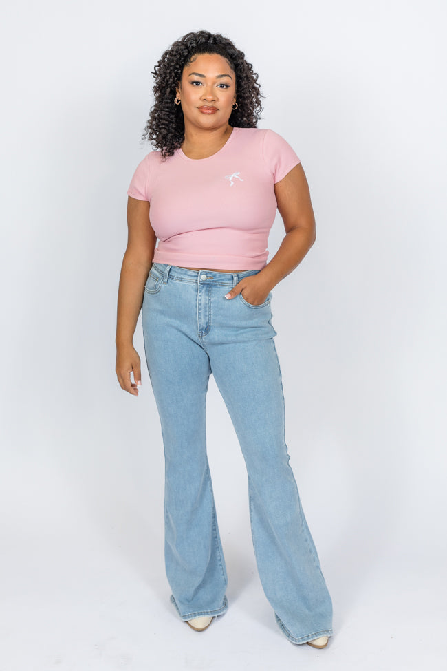 Maren Light Wash Stretchy Flare Jeans