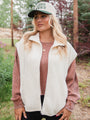 Make The Call Cream Quilted Vest