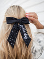 Black Gameday Bow