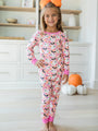 Kid's Under The Stars In Haunted Honey Girly Bamboo Pajama Set