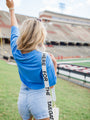 Here For The Tailgate Beaded Clear Bag Strap