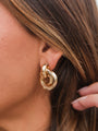 Gold Knot Earrings