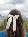 Sweet Talker Ivory Hair Bow