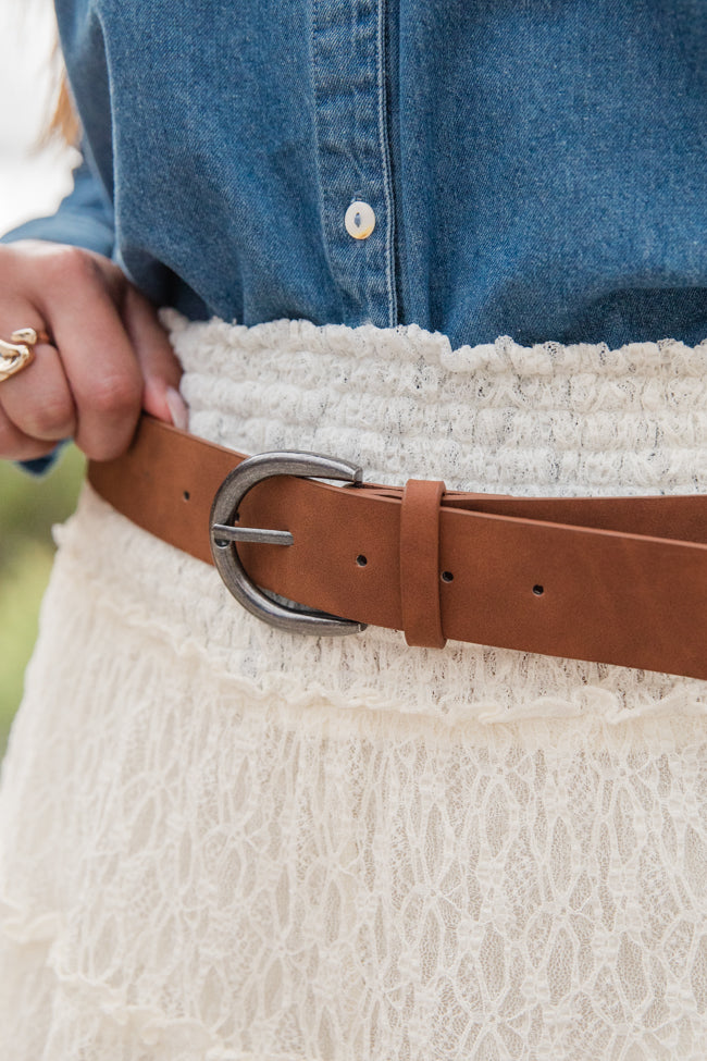 Long Way Home Embroidered Belt