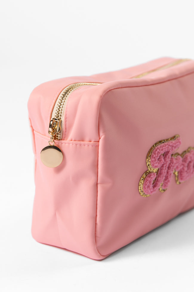 Truly beauty shops pink travel pouch