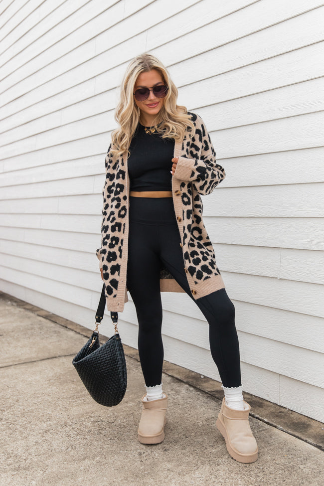 Animal Instincts Leopard Cardigan