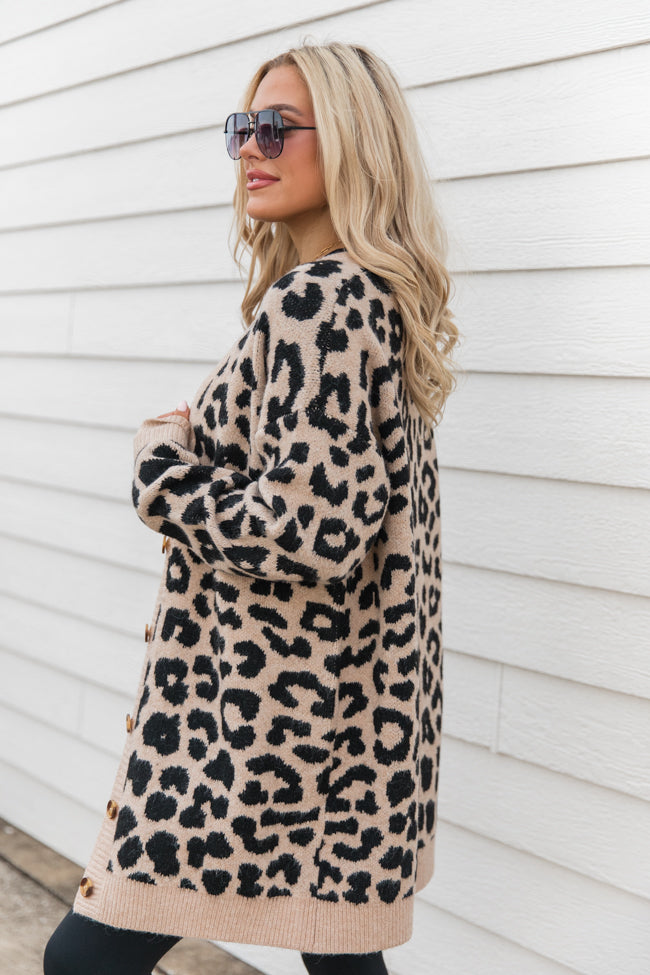 Animal Instincts Leopard Cardigan