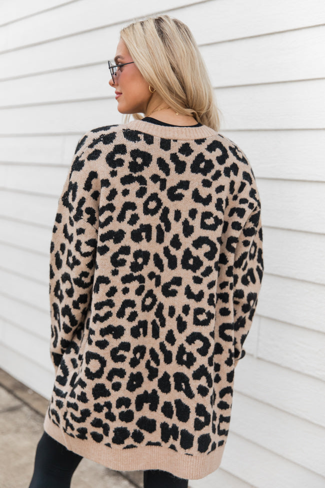 Animal Instincts Leopard Cardigan