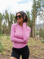 A Lovely Life Pink Fitted Long Sleeve Layering Tee