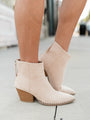 Collins Toast Suede Studded Booties