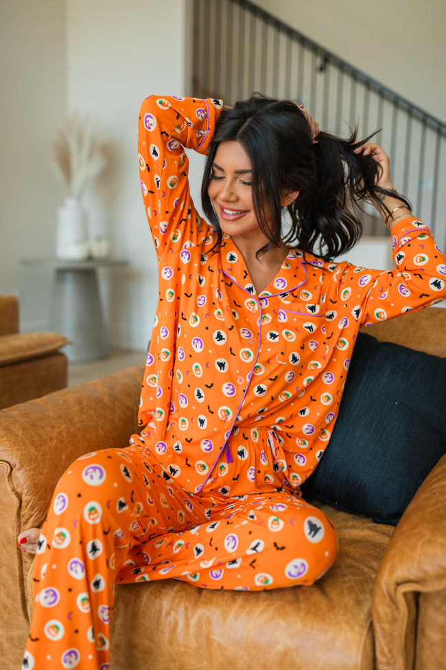 Creepy Cute Halloween Cookie Bamboo Pajama Top Macy Blackwell X Pink Lily