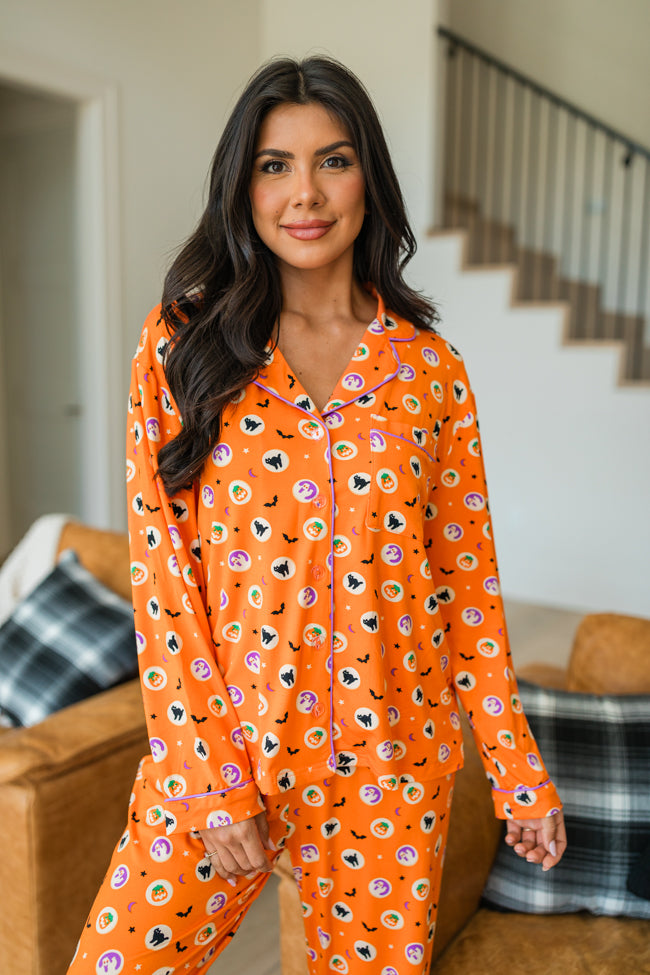 Creepy Cute Halloween Cookie Bamboo Pajama Top Macy Blackwell X Pink Lily