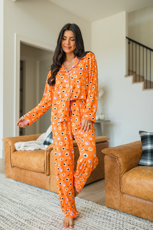 Creepy Cute Halloween Cookie Bamboo Pajama Pants Macy Blackwell X Pink Lily