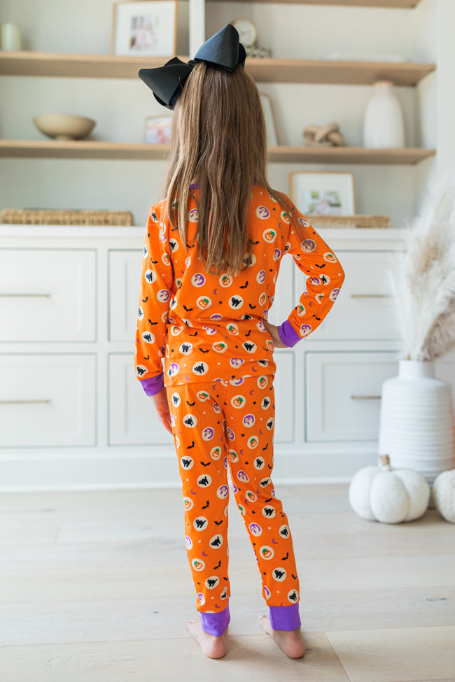 Kid's Creepy Cute Halloween Cookie Bamboo Pajama Set Macy Blackwell X Pink Lily